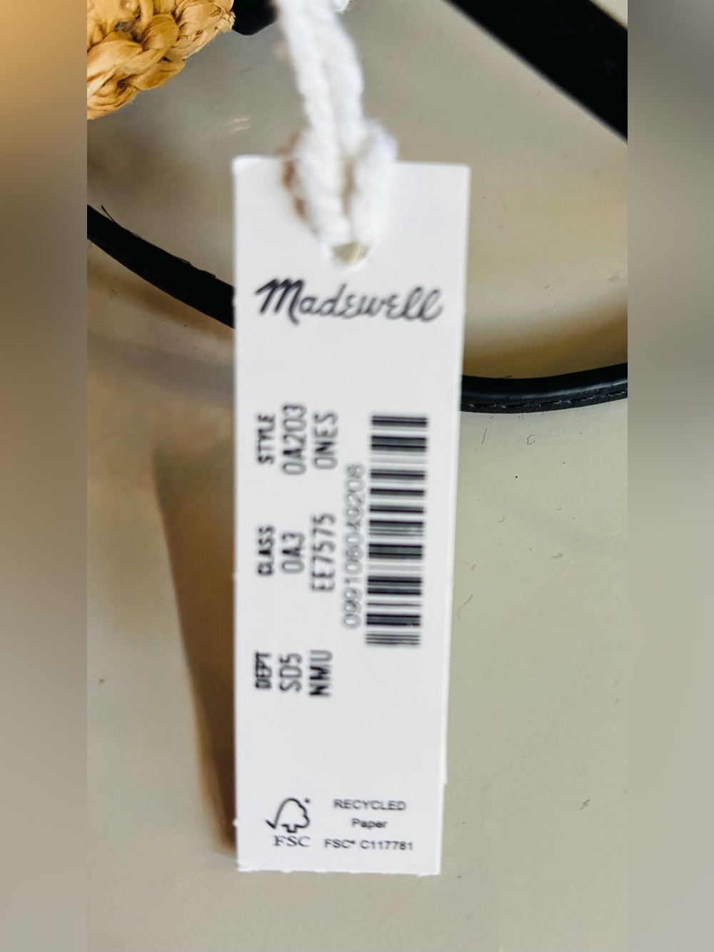 Madewell The Camren Gathered Shoulder Bag. NWT. - Picture 15 of 15